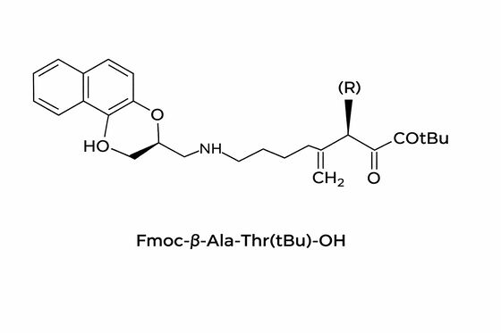 Bloc de construction dipeptide Fmoc-β-Ala-Thr(tBu)-OH pour SPPS