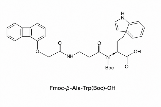 Recherche d'impuretés Fmoc-β-Ala-Trp(Boc)-OH pour Fmoc-Trp(Boc)-OH HPLC 99+